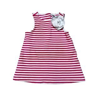 Janie And Jack Striped Ponte Dress Size 6-12m